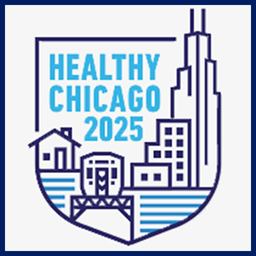The logo for Healthy Chicago 2025.
