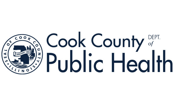 The logo of the Cook County Department of Public Health.